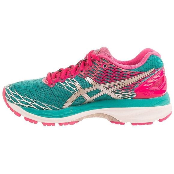 ASICS GEL NIMBUS 18 Teal Hot Pink Women's 6.5 US Medium Width 37.5 EUR T650N - Picture 6 of 8